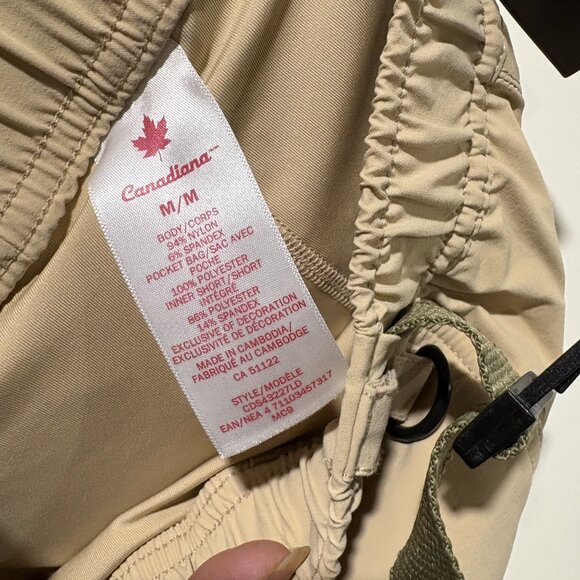 Canadiana Skirt for Women Size Medium Tan in color - Picture 3 of 4